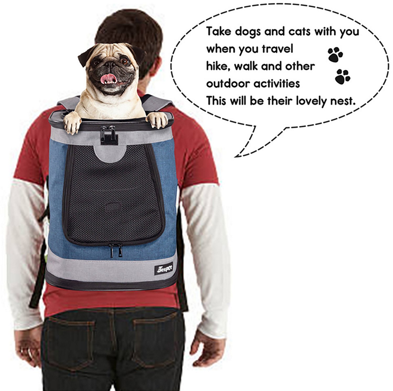 Jespet & Goopaws Pet Soft 13 in. Backpack Carrier - view number 5