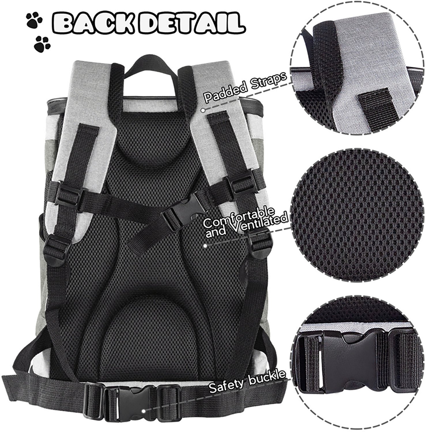 Jespet & Goopaws Pet Soft 13 in. Backpack Carrier - view number 4
