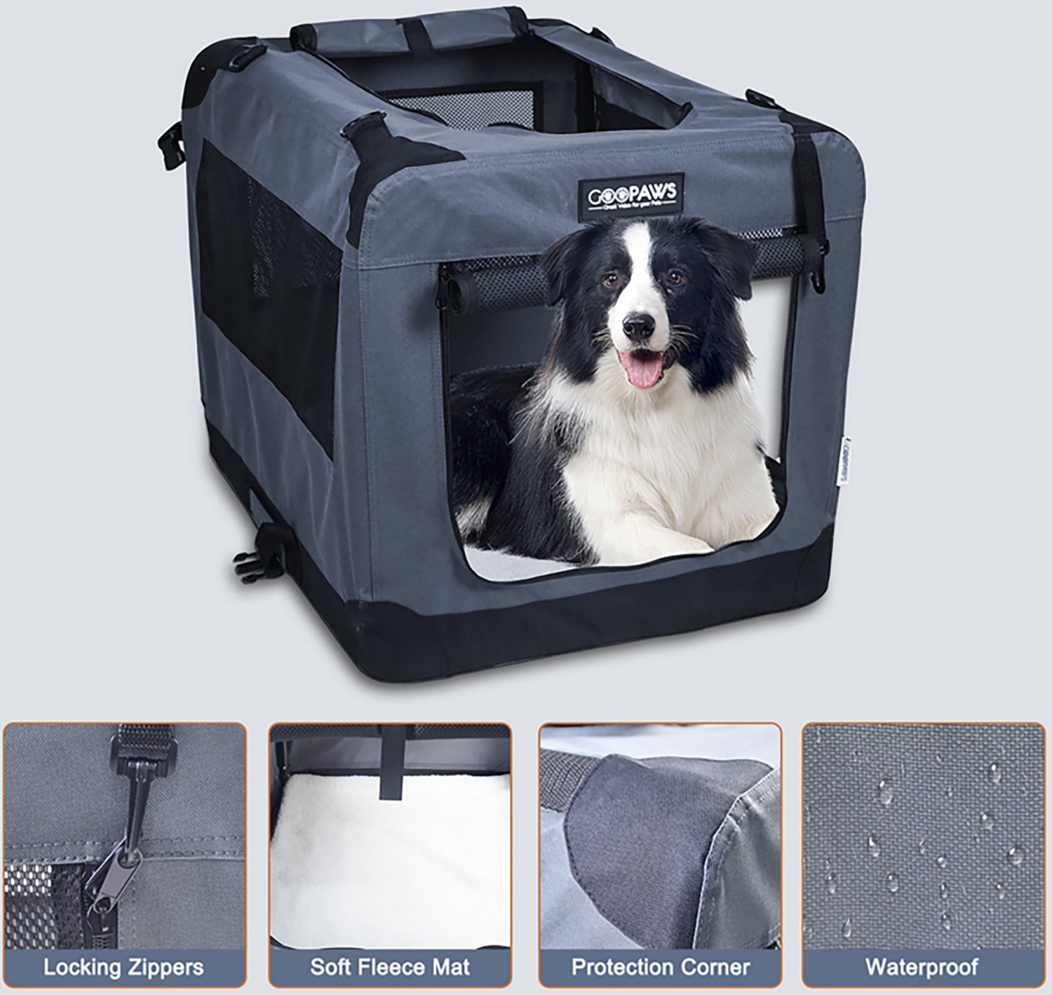 Jespet & Goopaws 27 in. Soft Pet Crate - view number 3
