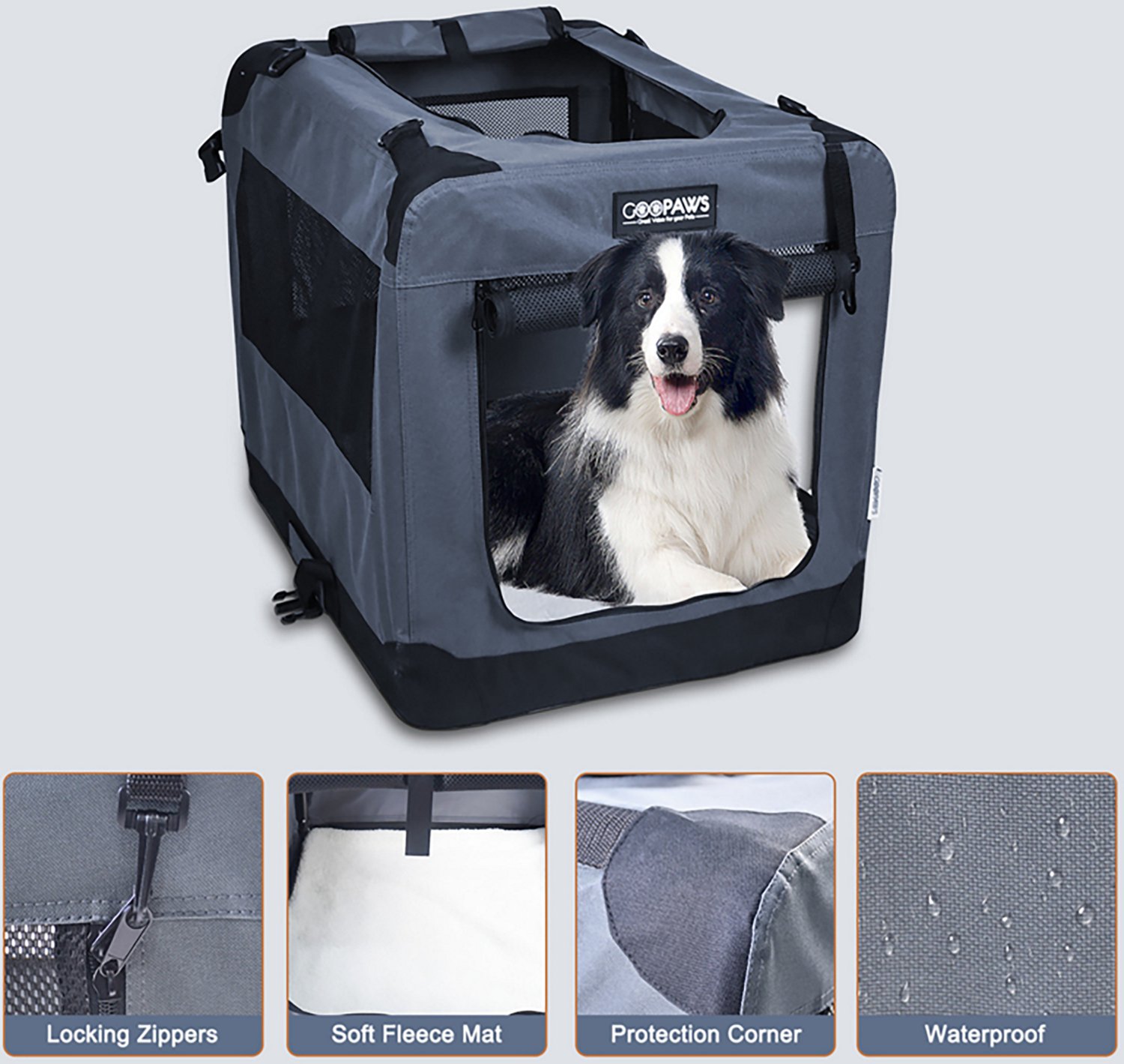 Jespet & Goopaws 36 in. Soft Pet Crate - view number 3