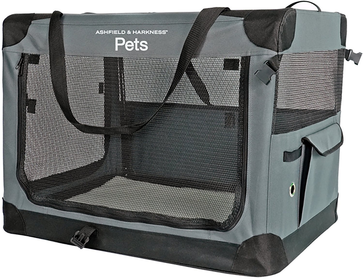 Ashfield & Harkness 30 in. Collapsible Soft Dog Crate