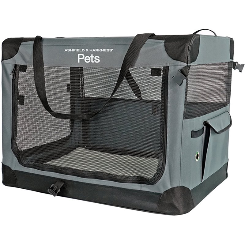 Ashfield & Harkness 30 in. Collapsible Soft Dog Crate