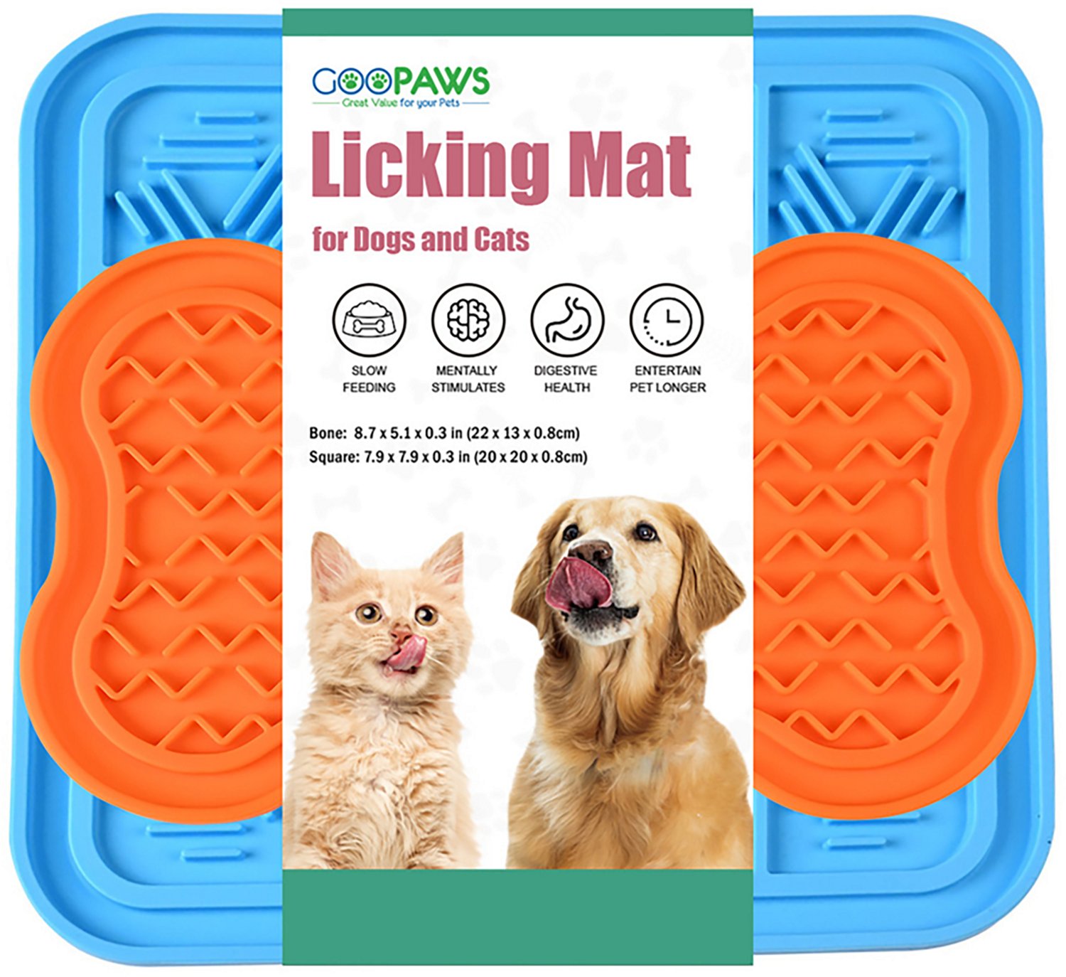 GOOPAWS Licking Mats 2-Pack