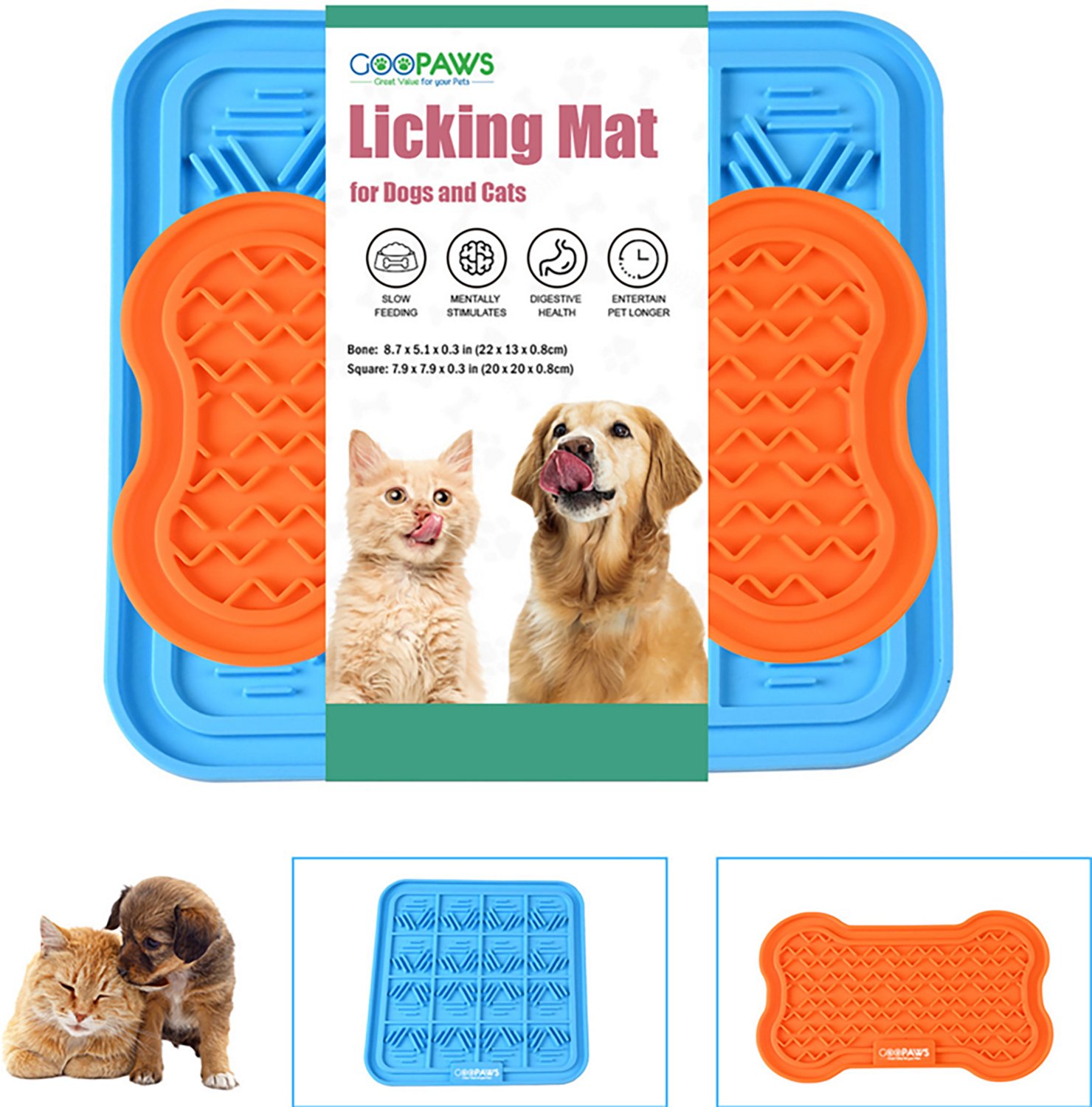 GOOPAWS Licking Mats 2-Pack