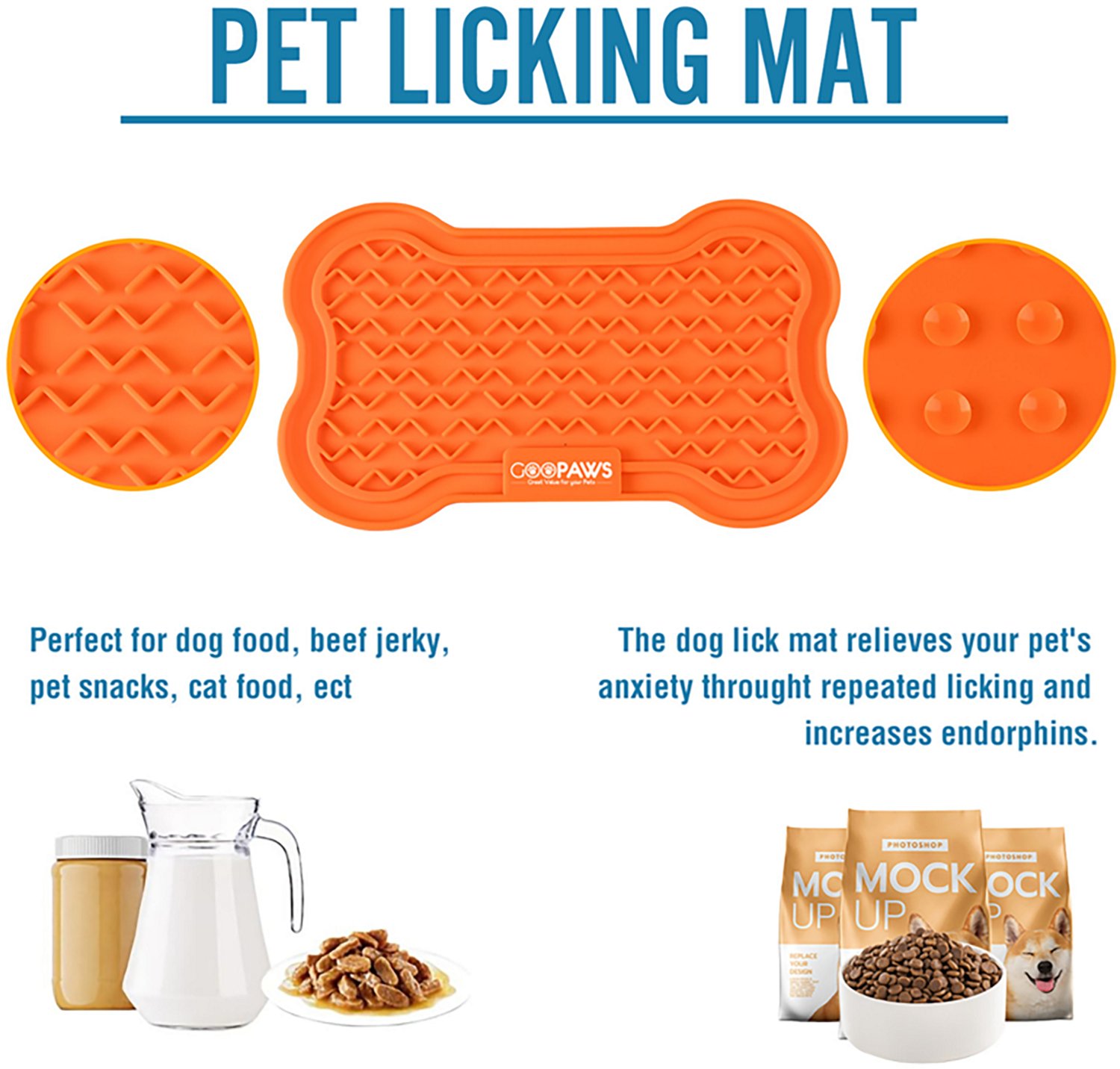 GOOPAWS Licking Mats 2-Pack