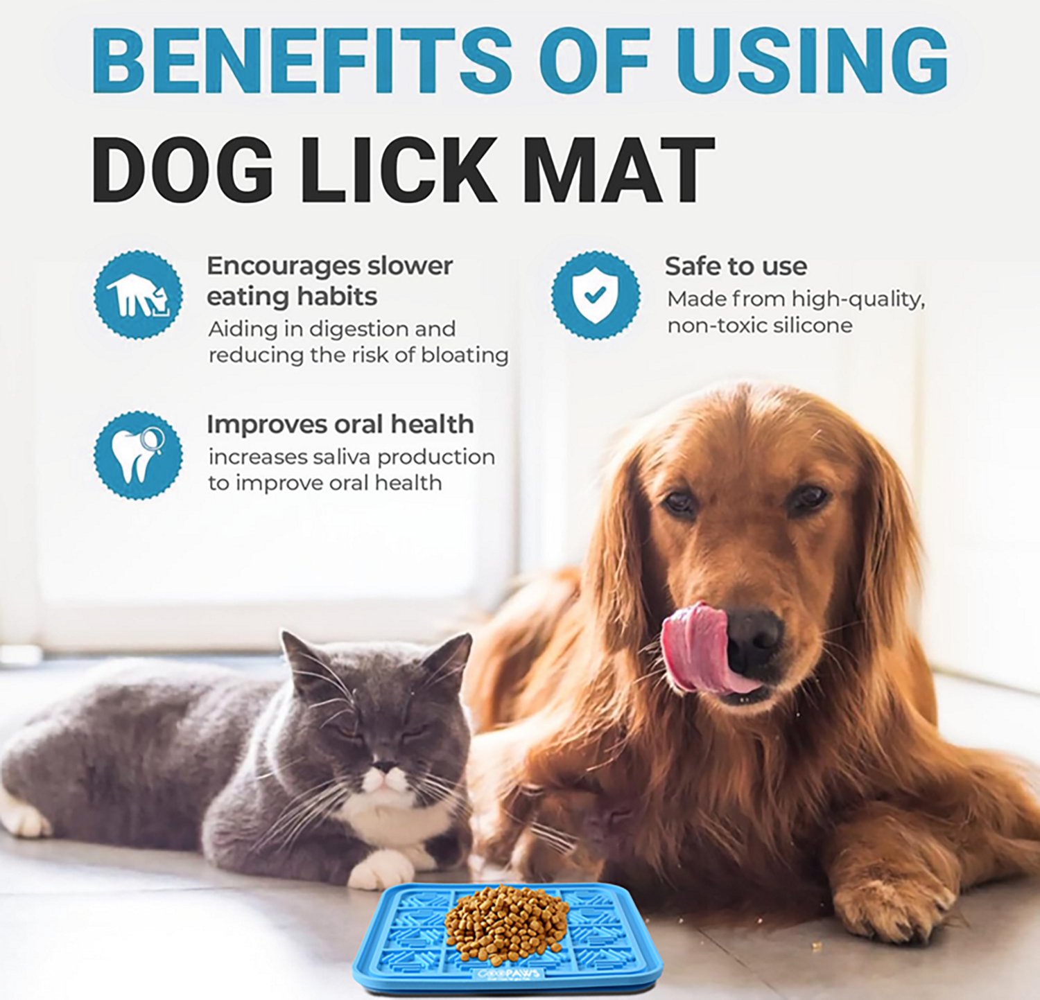 GOOPAWS Licking Mats 2-Pack