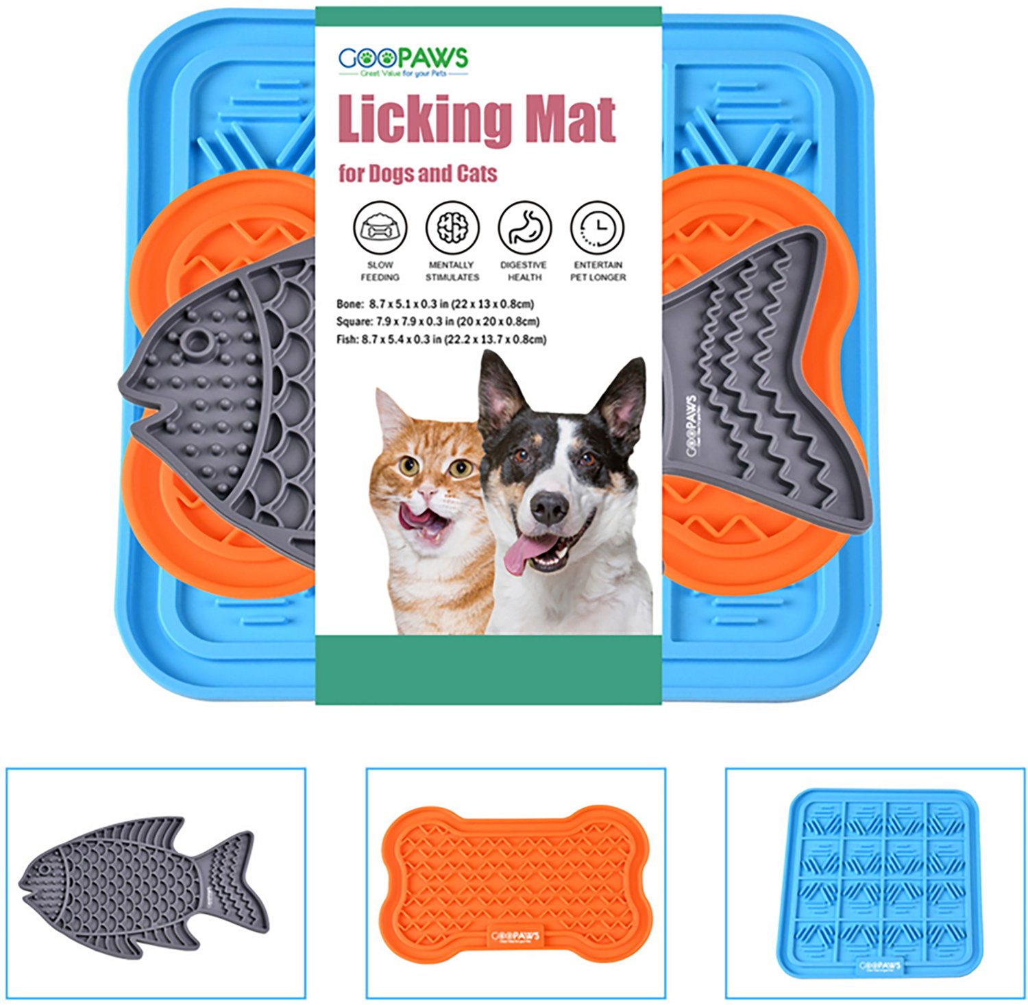 GOOPAWS Licking Mats 3-Pack - view number 2