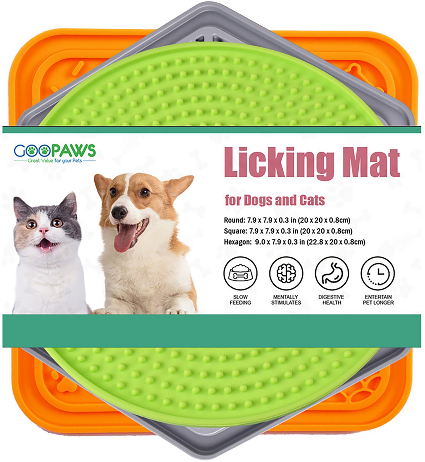 GOOPAWS Licking Mats 3-Pack