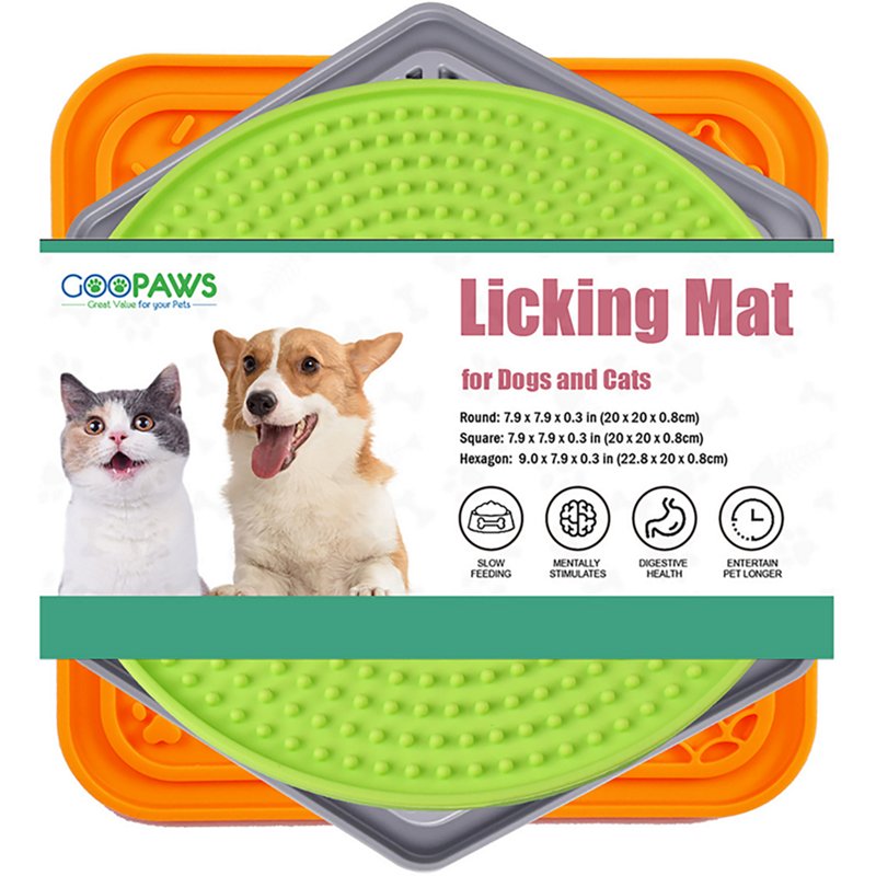 GOOPAWS Licking Mats 3-Pack