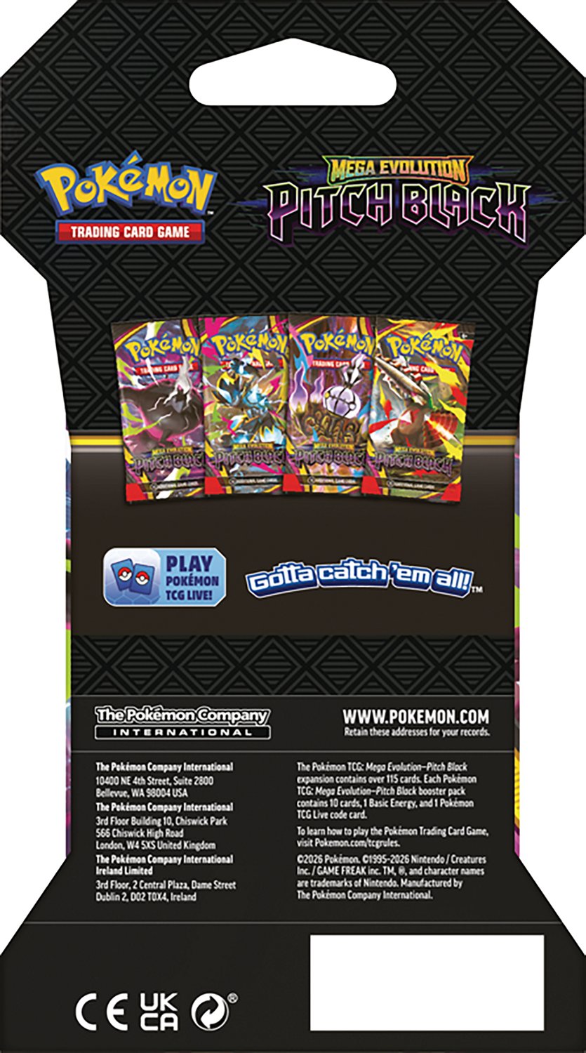 Pokémon Mega Evolution 5 Pitch Black Sleeved Booster Pack - view number 2