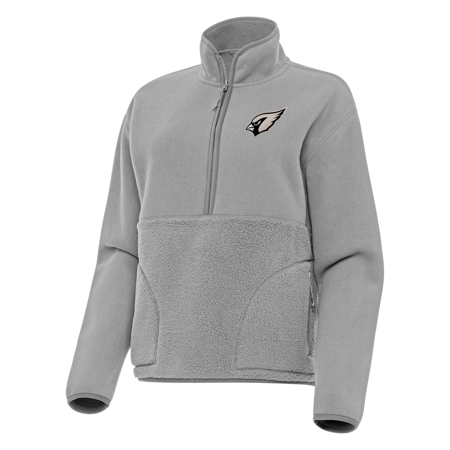 Antigua Women's Arizona Cardinals Figure 1/2-Zip Pullover Top