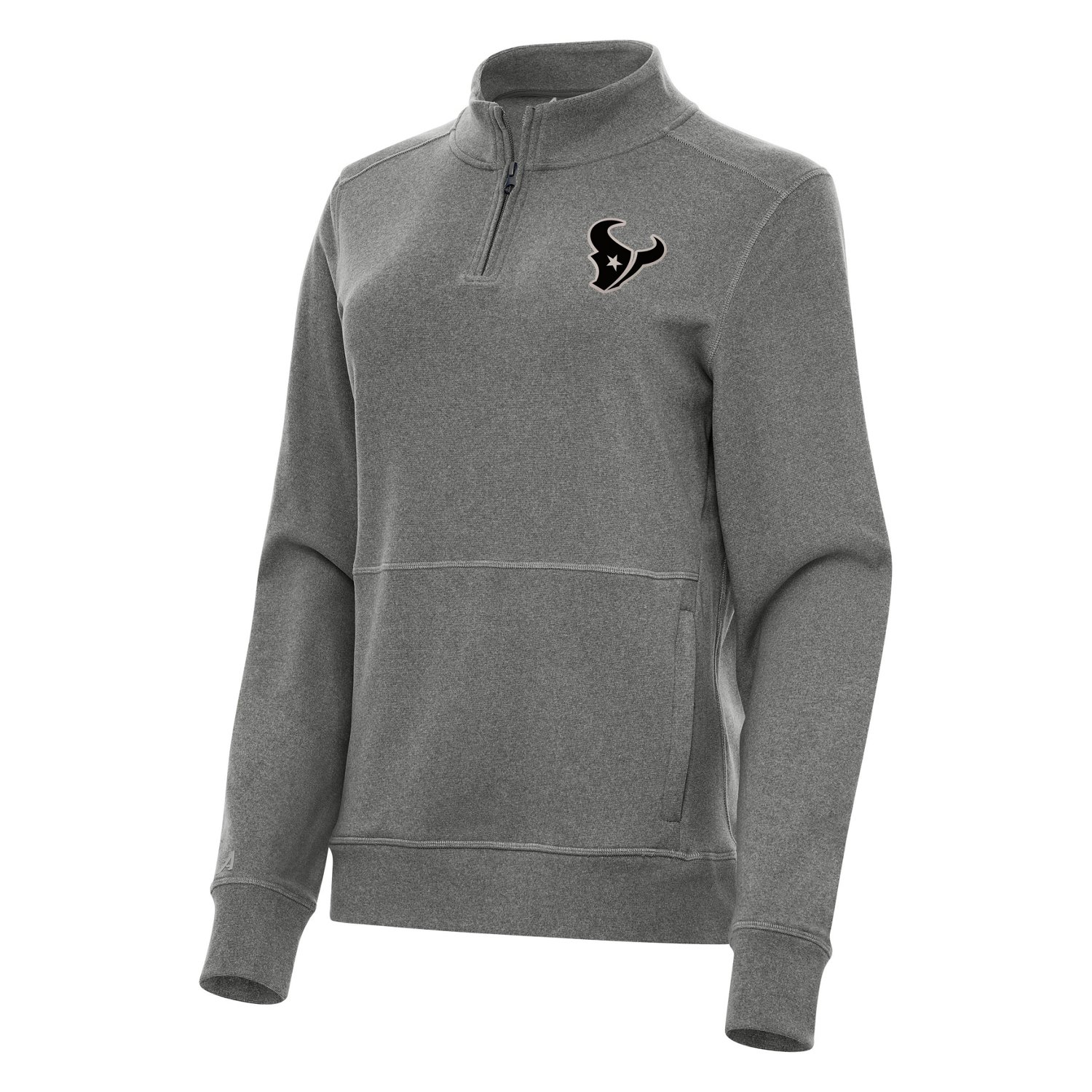 Antigua Women's Houston Texans Crush 1/4-Zip Pullover Top