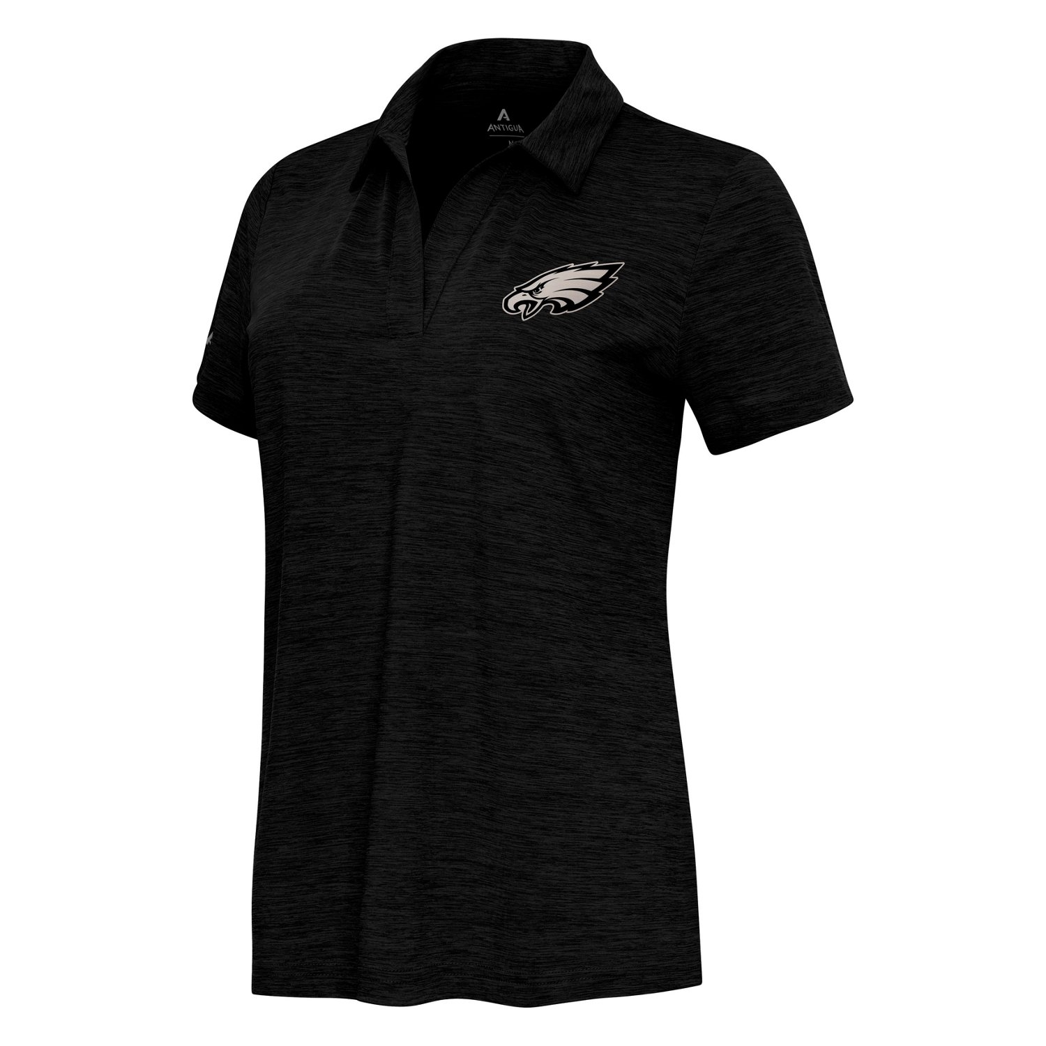 Antigua Women's Philadelphia Eagles Layout V-neck Polo Shirt