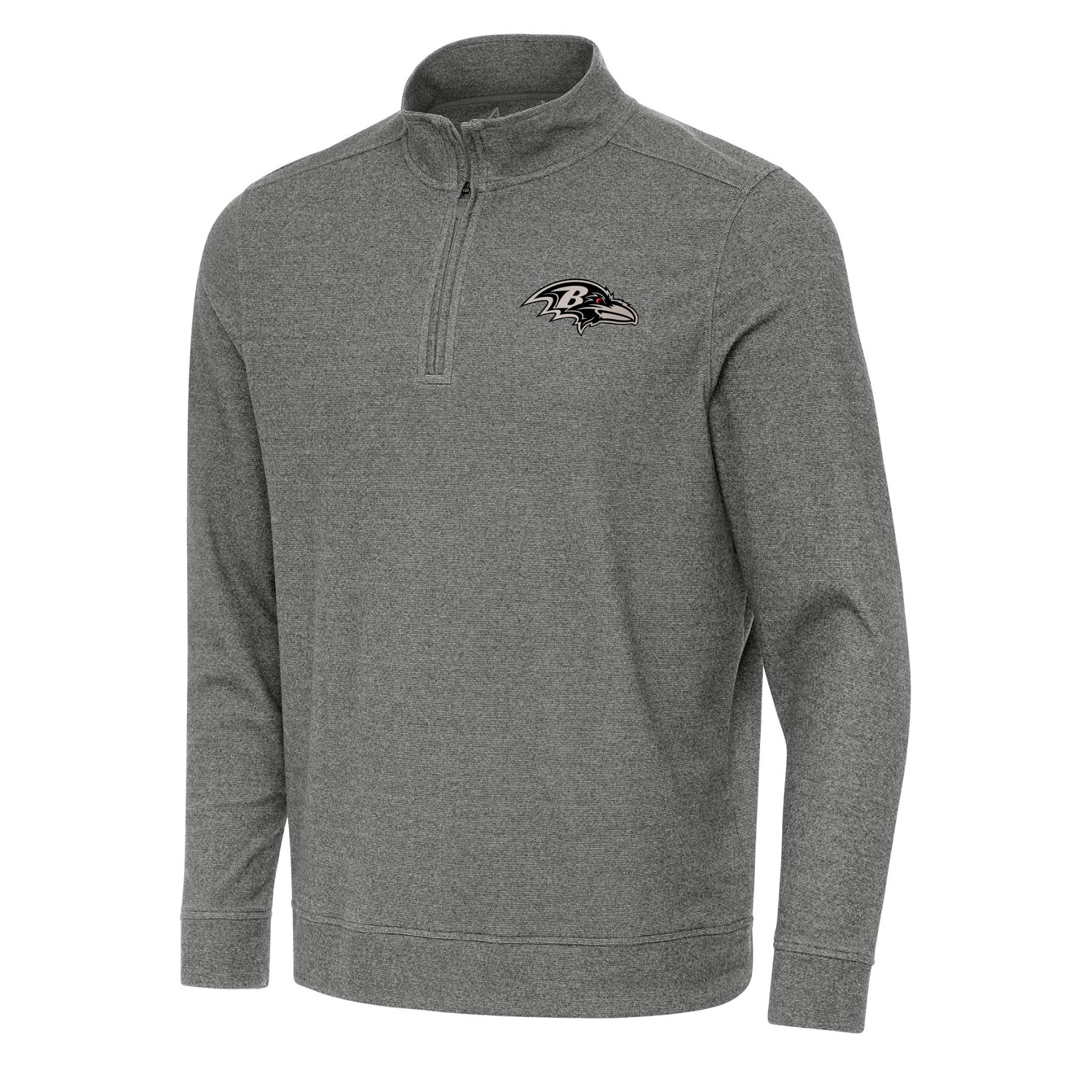 Antigua Men's Baltimore Ravens Subtle 1/4-Zip Pullover Top