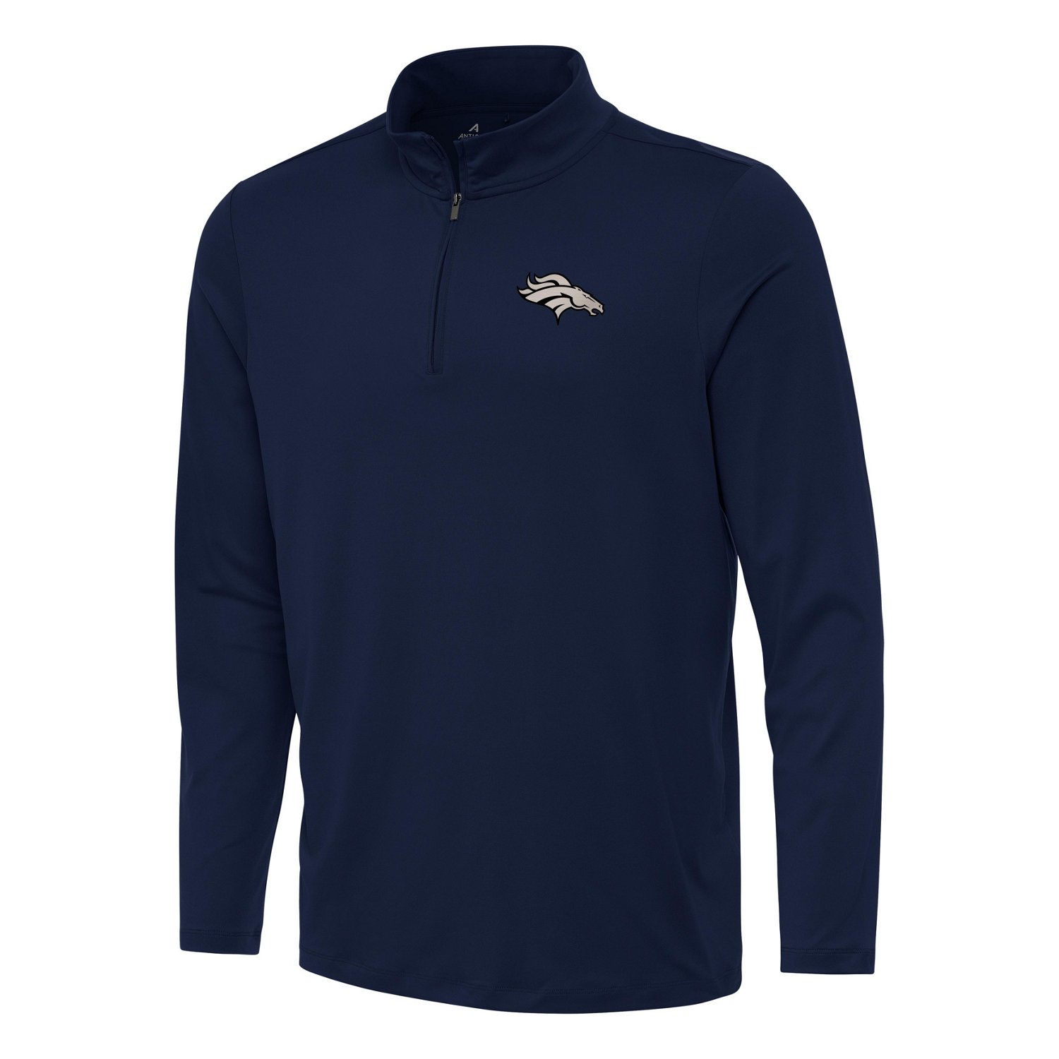 Antigua Men's Denver Broncos Reprocess 1/4-Zip Pullover Top