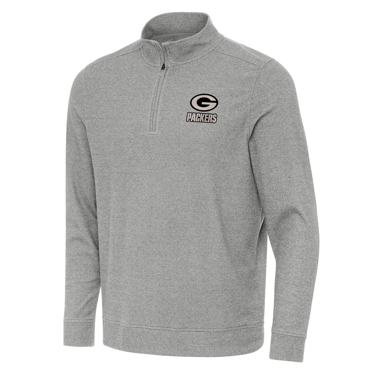 Antigua Men's Green Bay Packers Subtle 1/4-Zip Pullover Top