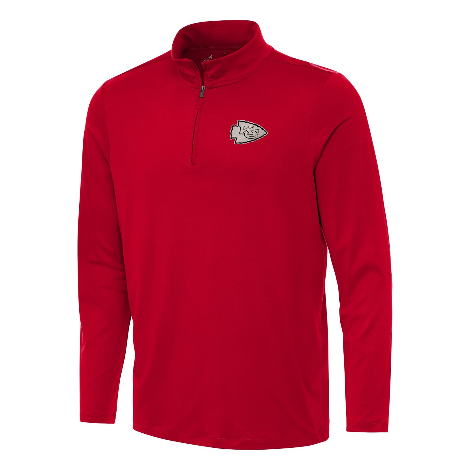 Antigua Men's Kansas City Chiefs Reprocess 1/4-Zip Pullover Top
