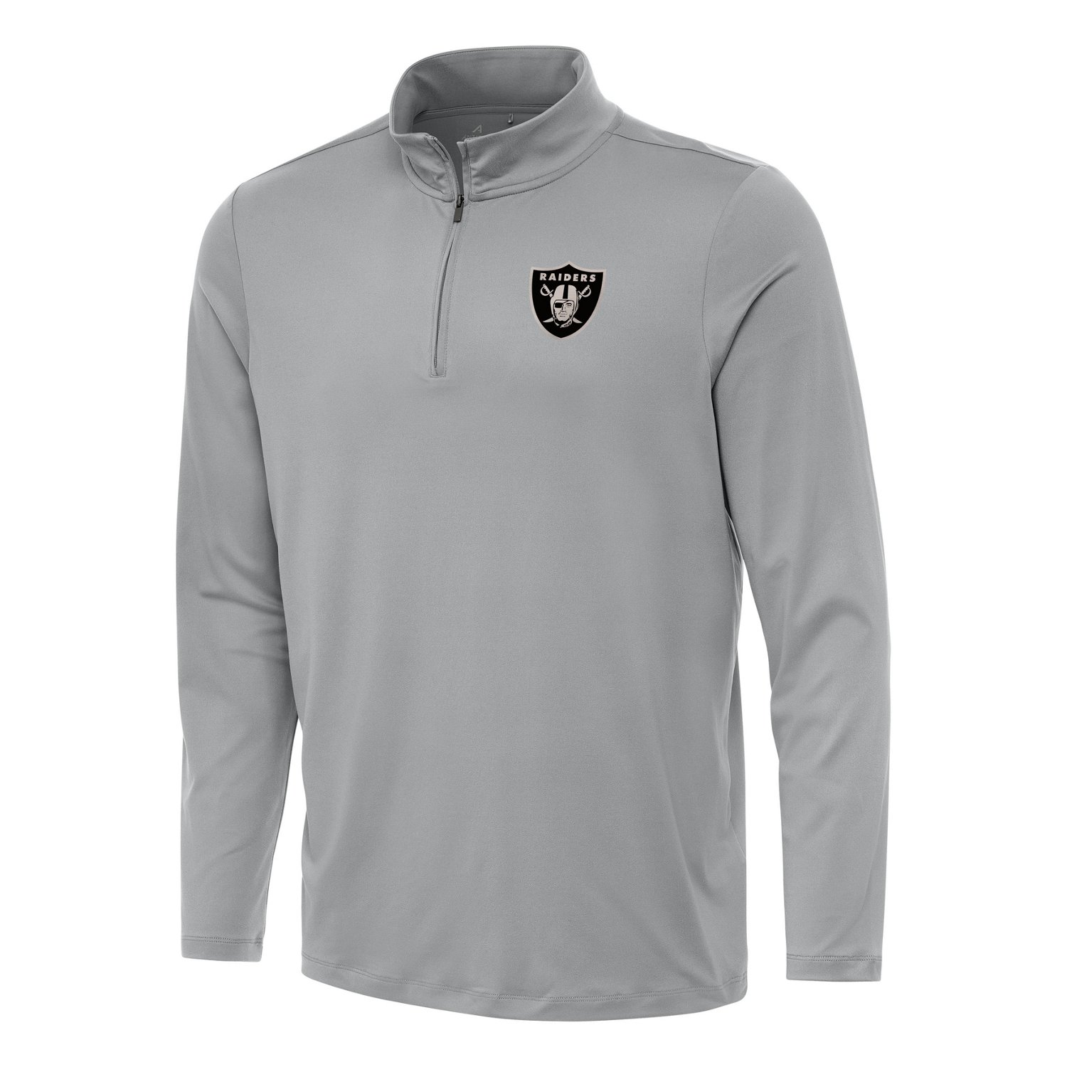 Antigua Men's Las Vegas Raiders Reprocess 1/4-Zip Pullover Top