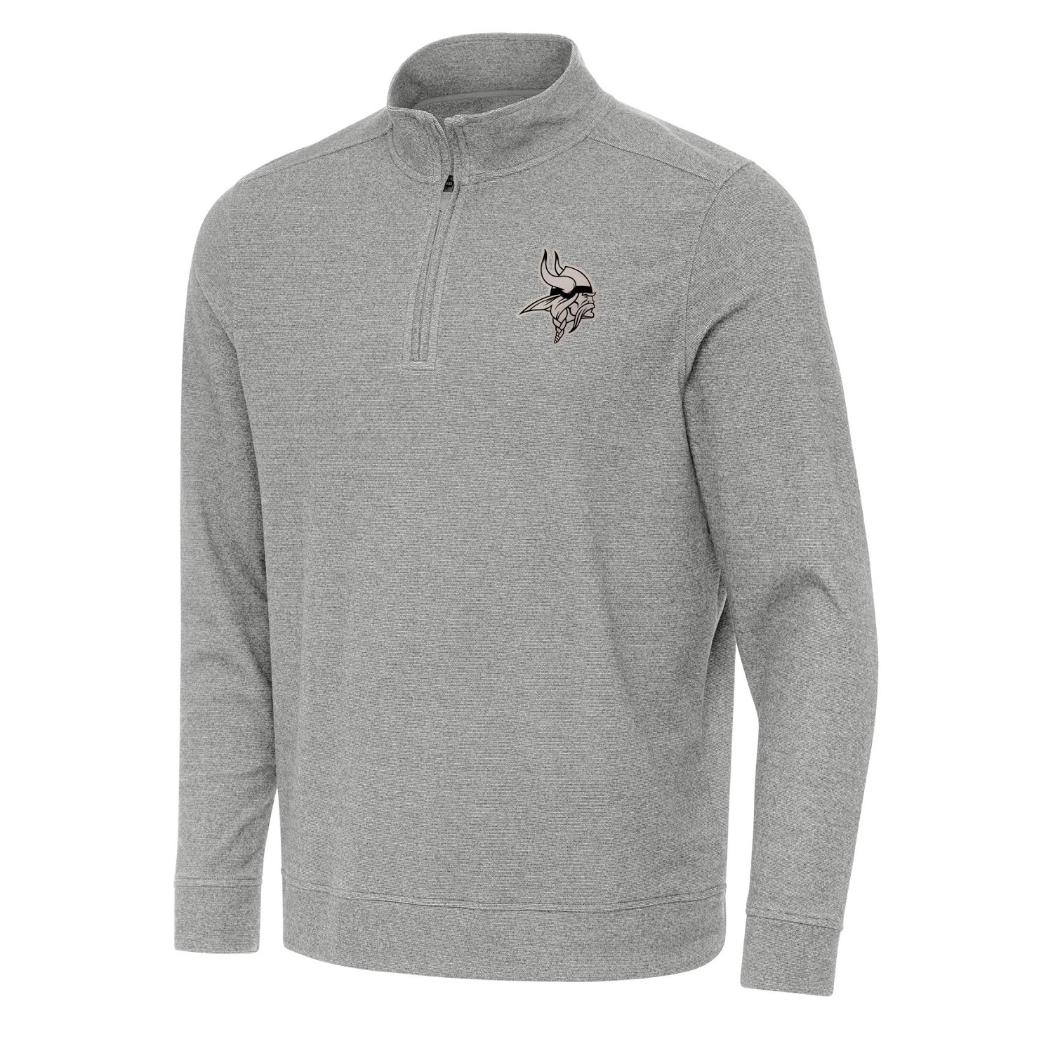 Antigua Men's Minnesota Vikings Subtle 1/4-Zip Pullover Top