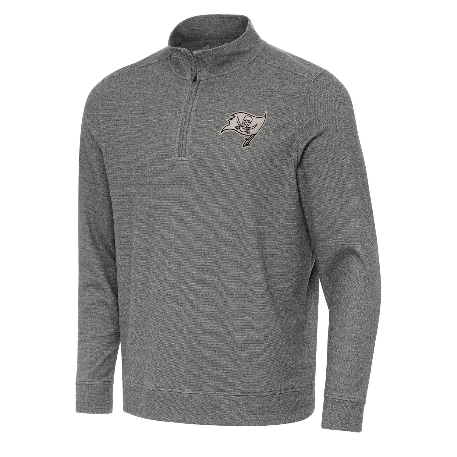 Antigua Men's Tampa Bay Buccaneers Subtle 1/4-Zip Pullover Top
