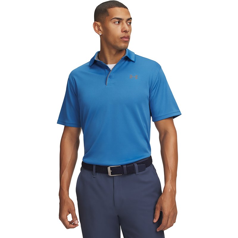 Under Armour Men's Tech Polo T-Shirt - Aegean Blue/430