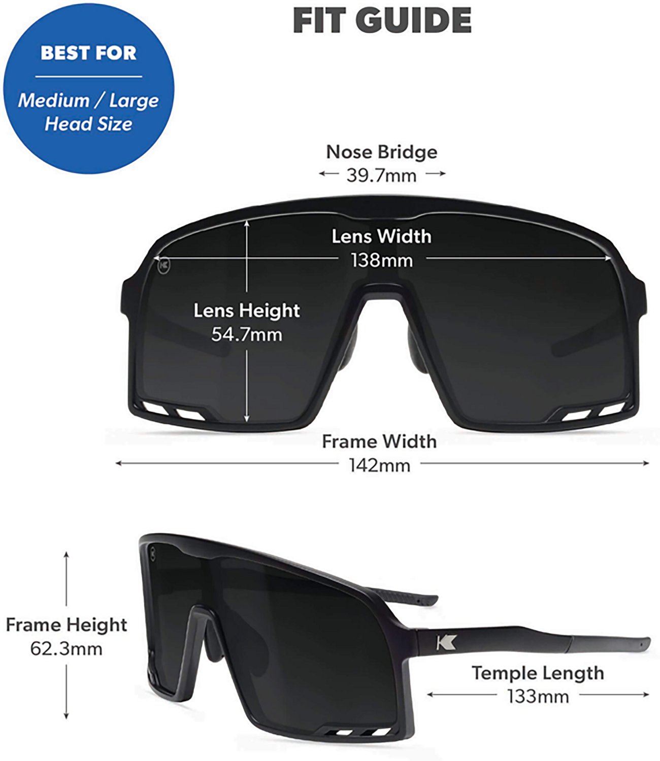 Knockaround Adults' Campeone Soul Surfer Sunglasses                                                                              - view number 6