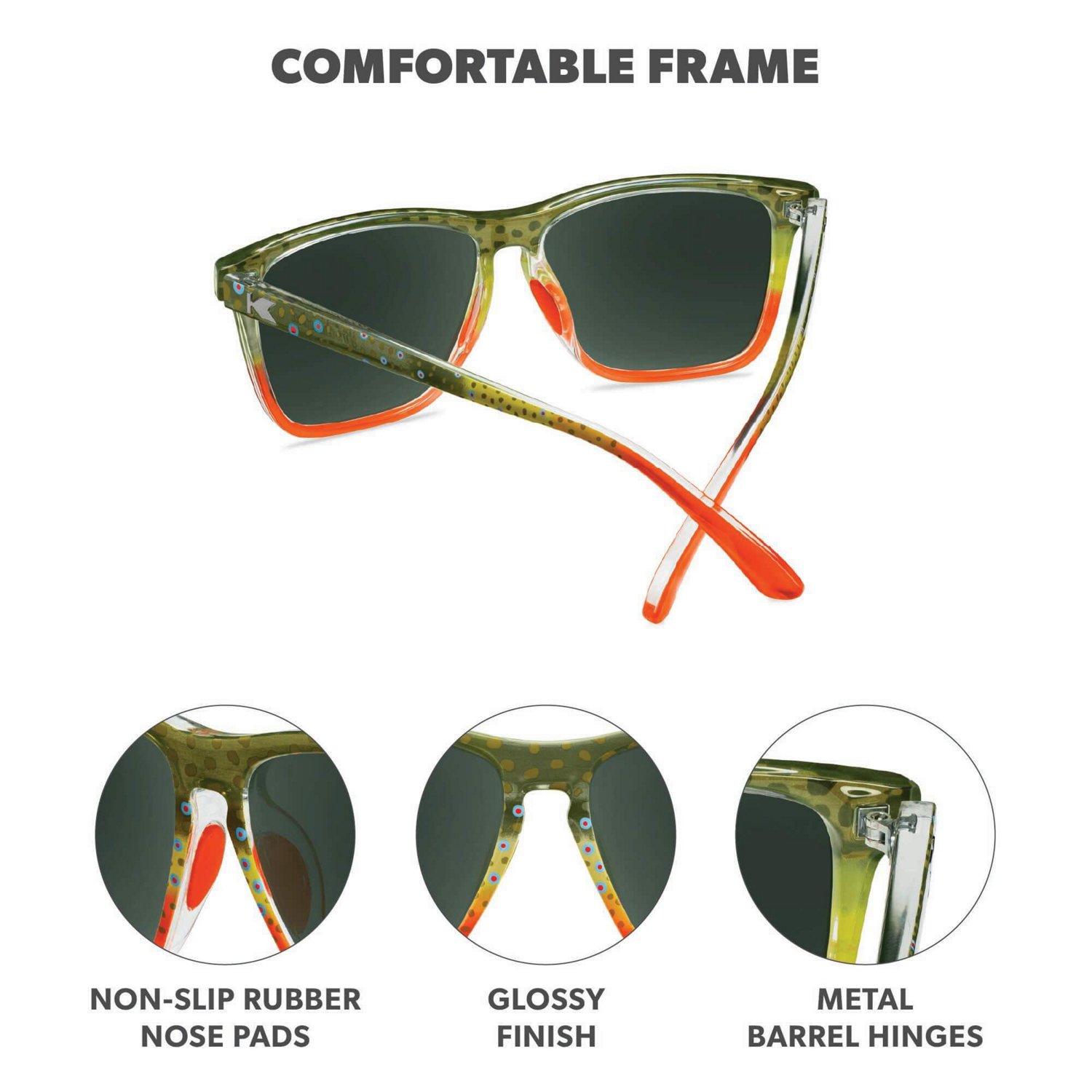 Knockaround Fast Lanes Brook Trout Sunglasses - view number 4