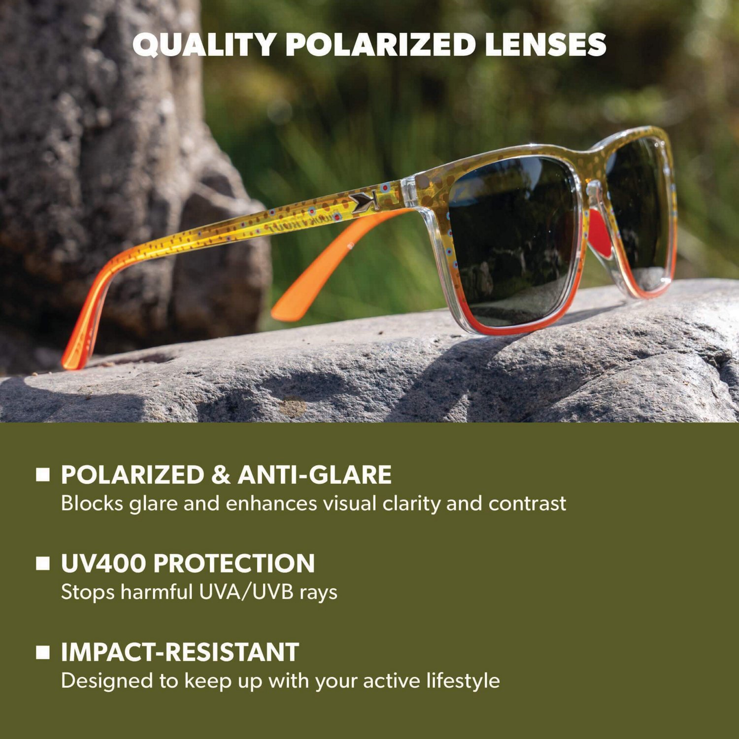 Knockaround Fast Lanes Brook Trout Sunglasses - view number 6