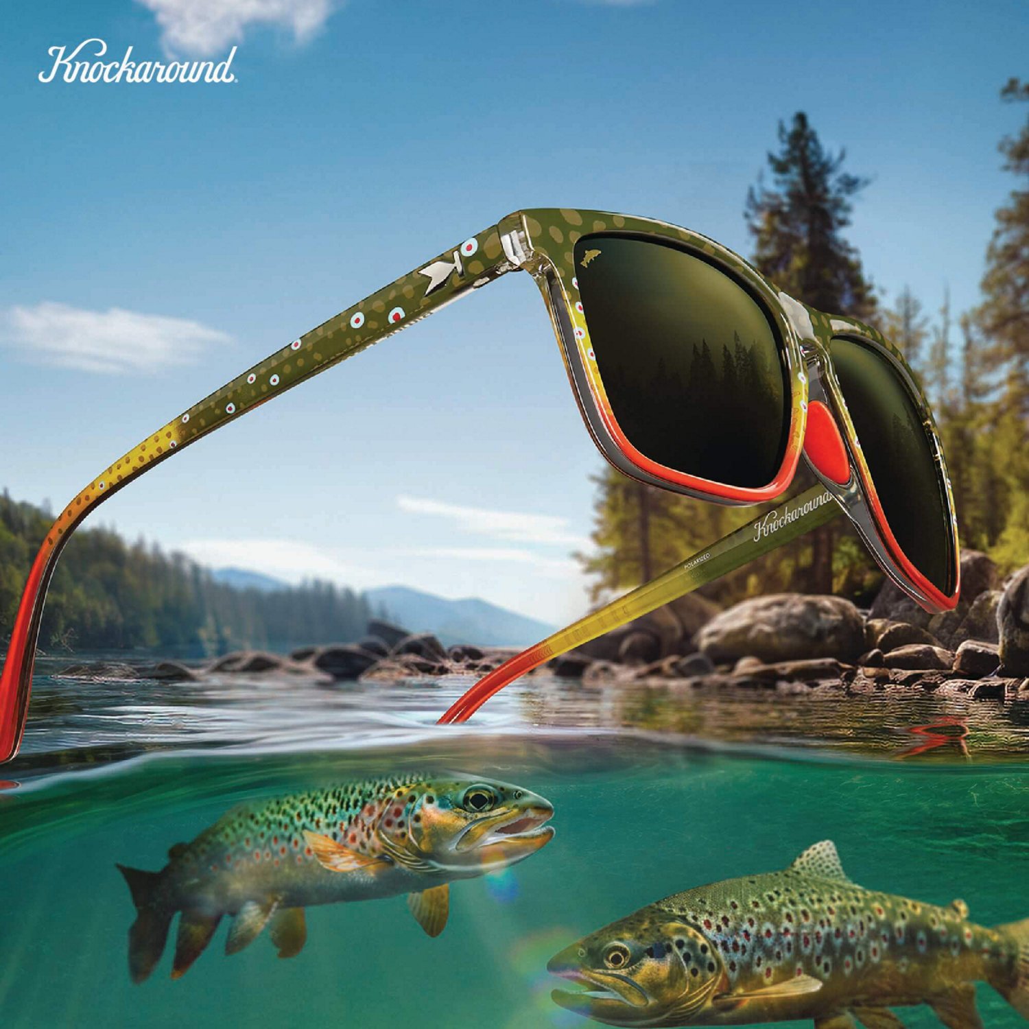 Knockaround Fast Lanes Brook Trout Sunglasses - view number 8