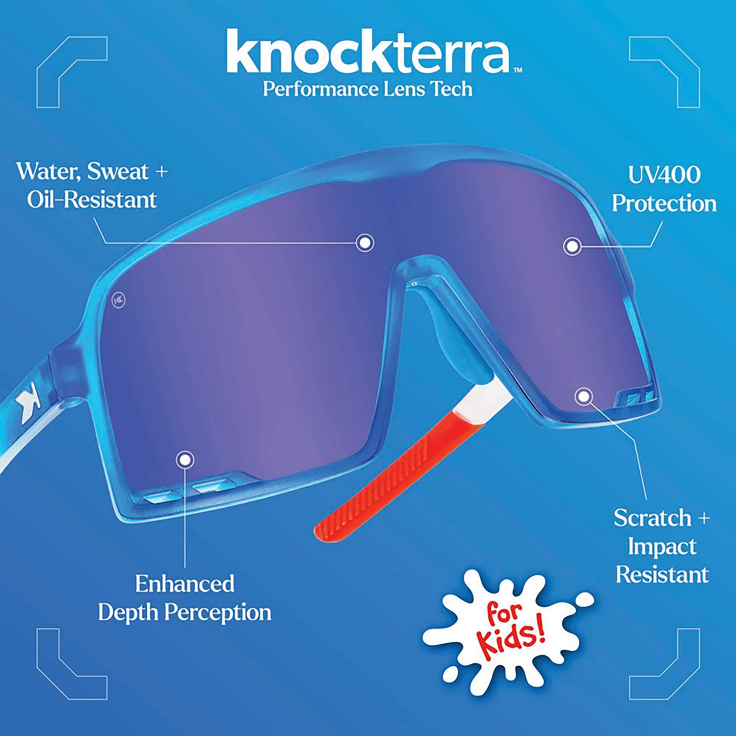 Knockaround Rocket Pop Kids' Campeones Sunglasses                                                                                - view number 5