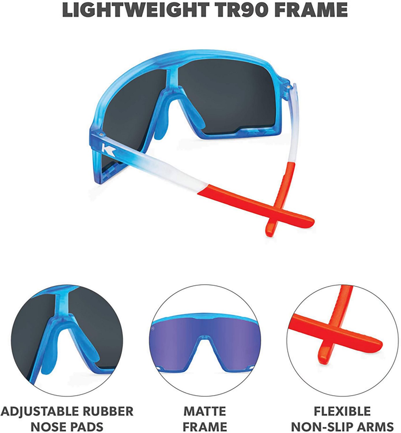Knockaround Rocket Pop Kids' Campeones Sunglasses                                                                                - view number 6