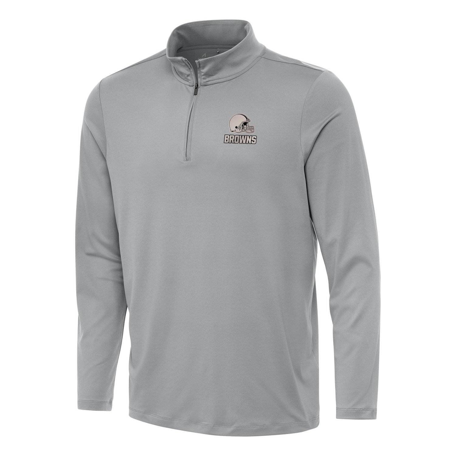 Antigua Men's Cleveland Browns Reprocess 1/4-Zip Pullover Top