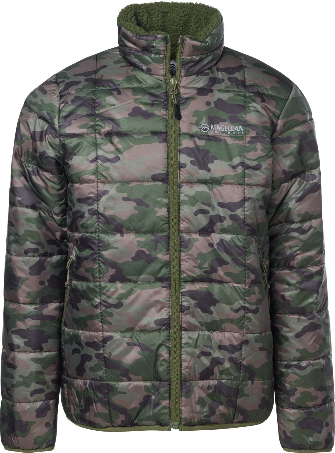 Magellan Outdoors Boys' Lost Pines Camo Printed Puffer Jacket