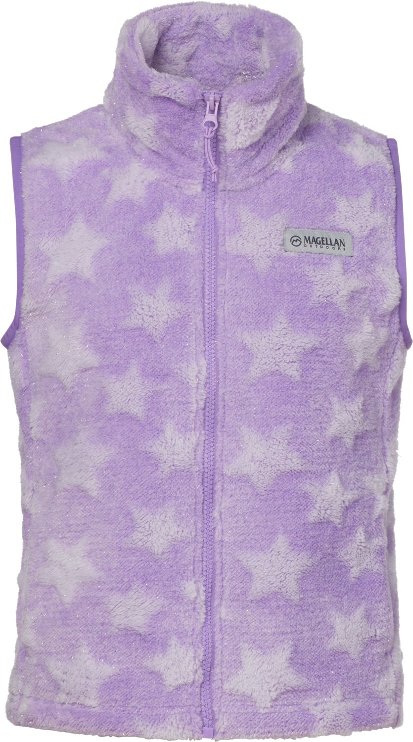 Magellan Outdoors Girls' Campfire Embossed Sparkle Vest