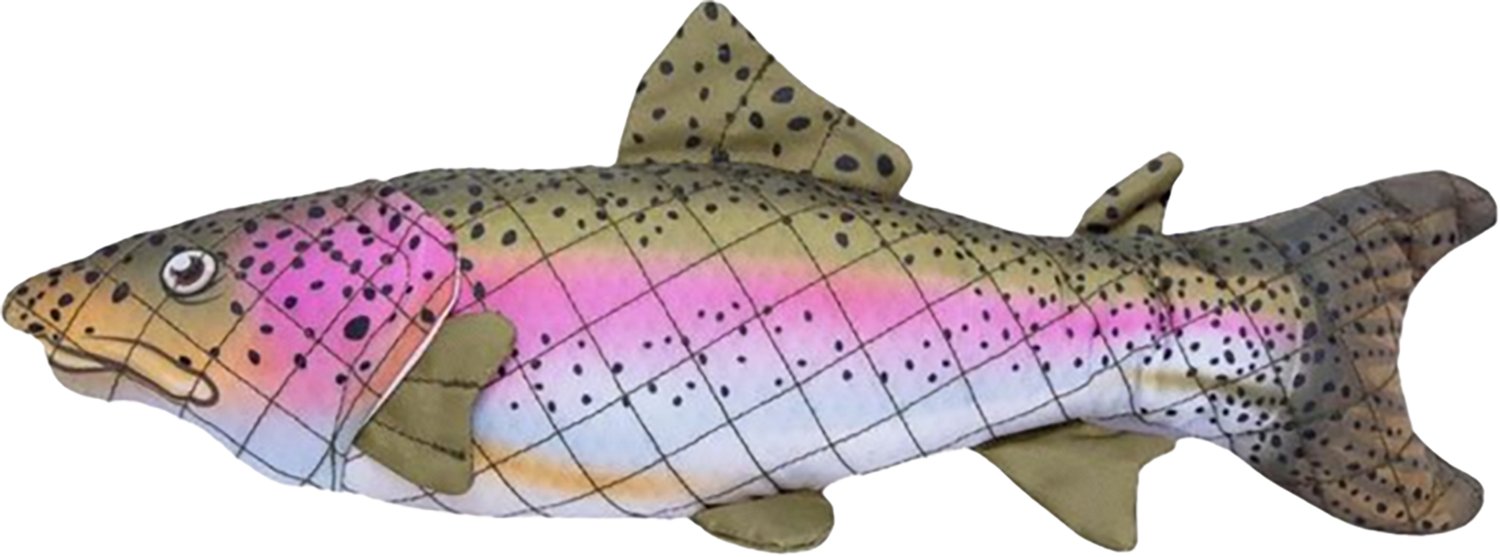 ROCT OUTDOOR Rainbow Trout Lined Dog Toy