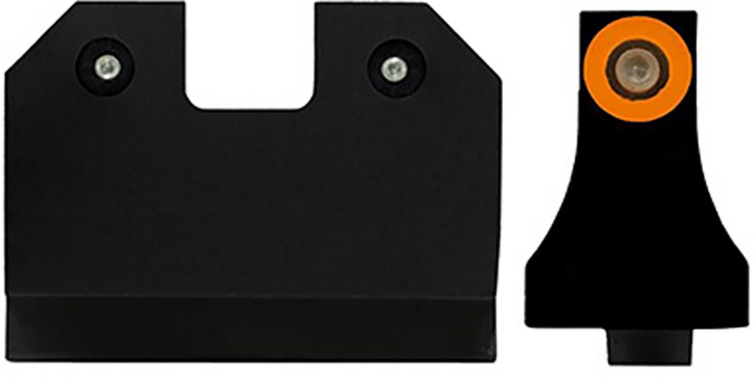 XS Sights R3D Green Tritium/Orange Outline Front Sight and Green Tritium Rear Sight for Glock Handguns - view number 2