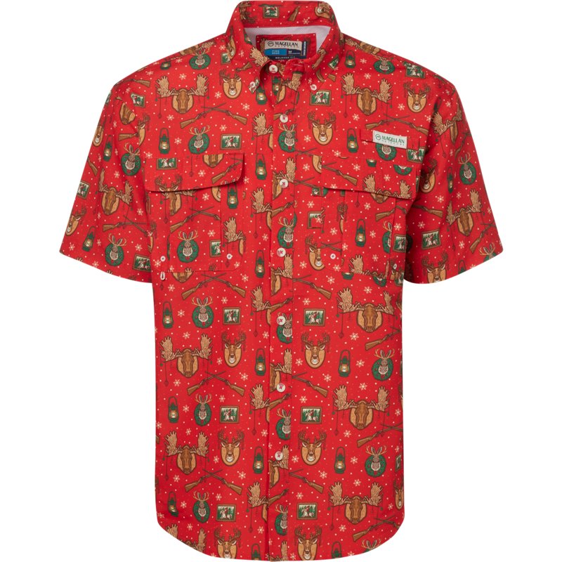 Magellan Outdoors Men's Laguna Madre Short Sleeve Fishing Shirt
