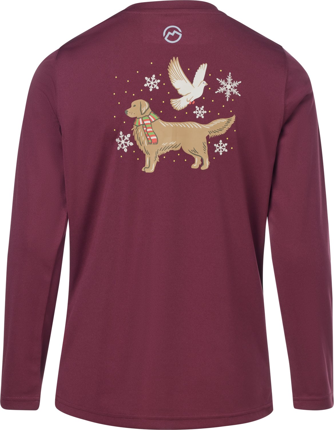 Magellan Outdoors Girls' Holiday Fair Isle Graphic Crew Long Sleeve T-shirt - view number 3