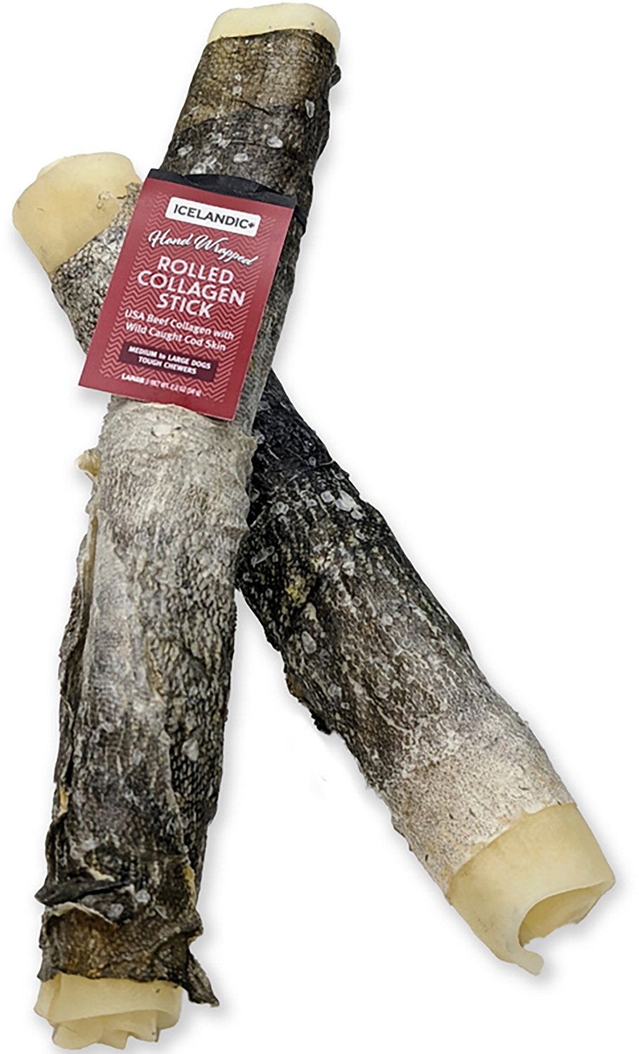 Icelandic+ Rolled Collagen Stick 8 in. Beef and Cod Skin 18-Pack