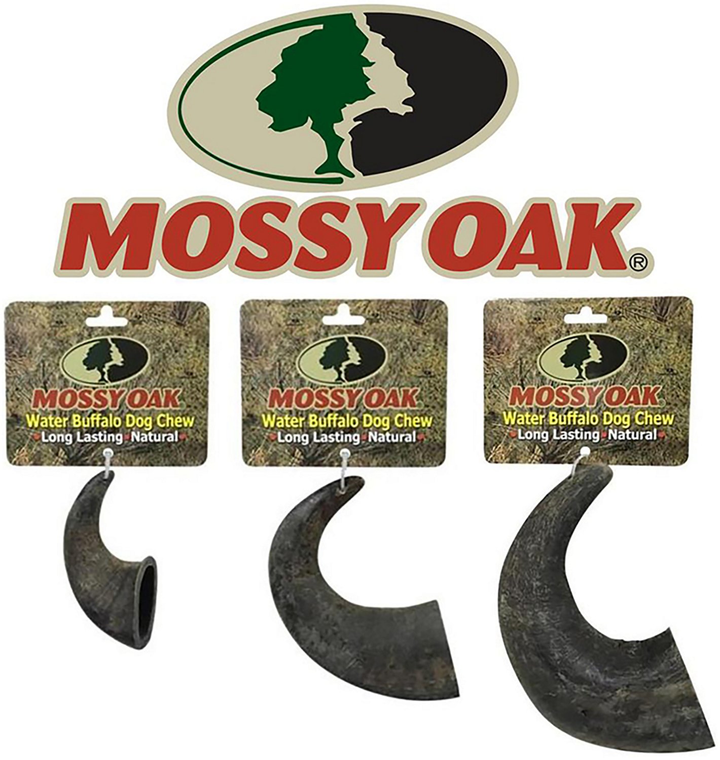 Mossy Oak Water Buffalo Horn Dog Chew