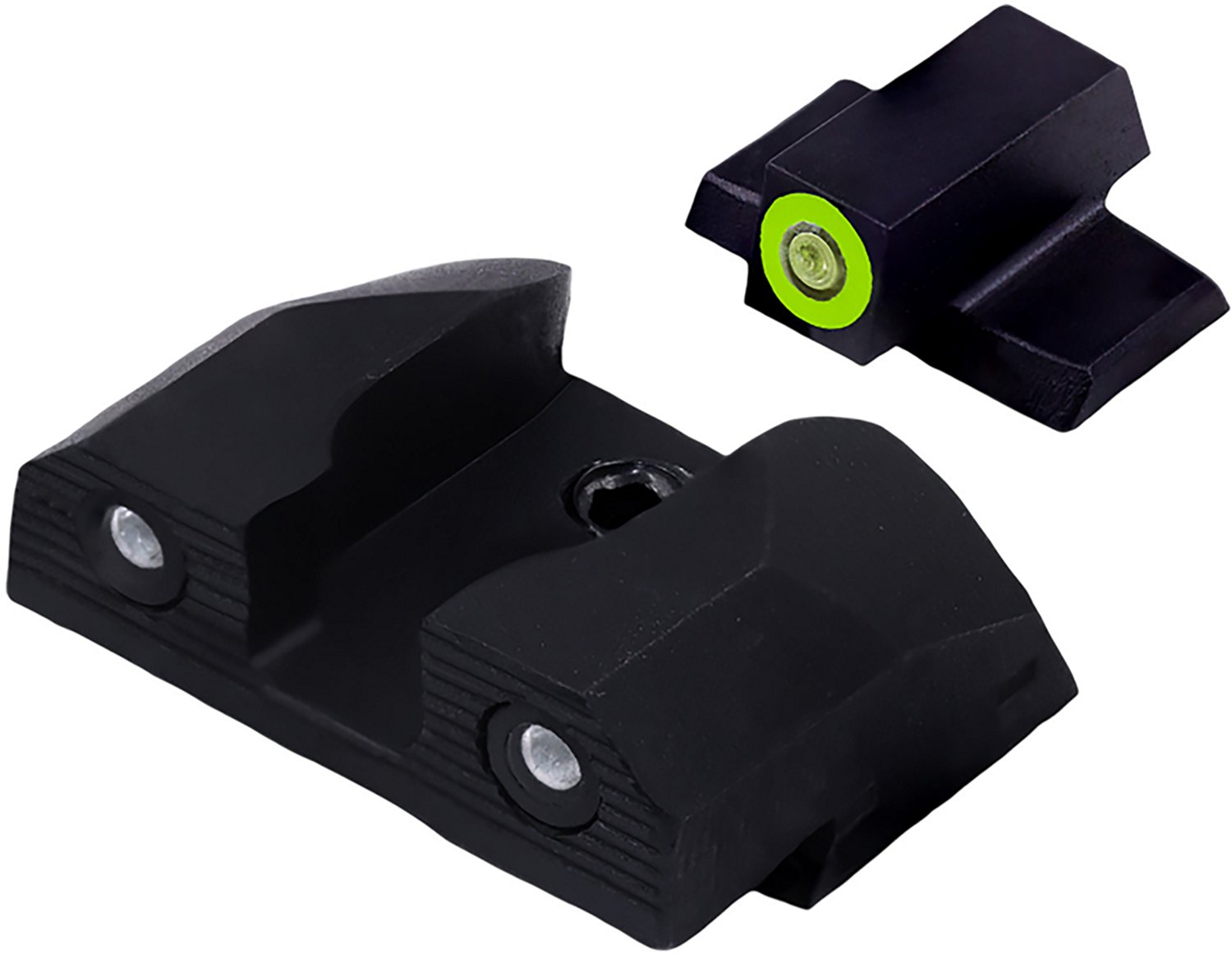 XS Sights R3D 2.0 Green Tritium Night Sight Set for S&W Bodyguard 2.0 Handguns