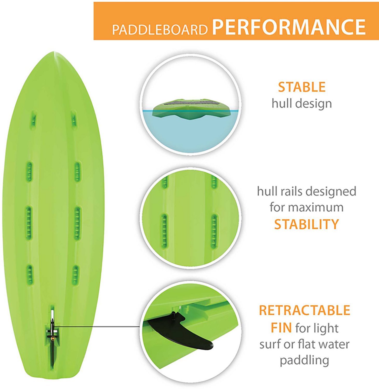Lifetime Hooligan Youth 8' Stand-Up Paddleboard with Paddle - view number 3