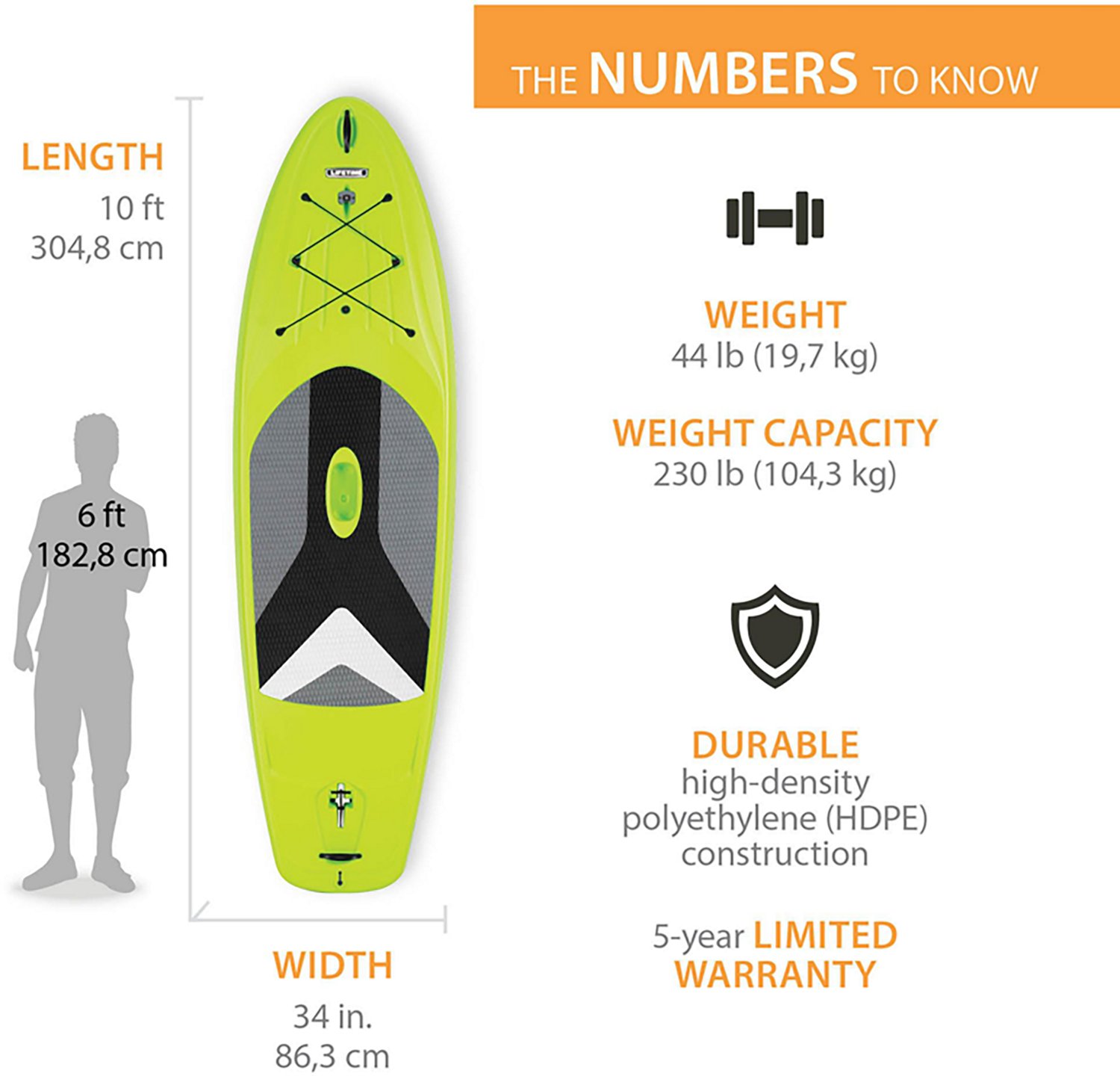 Lifetime Horizon 10' Stand-Up Paddleboard with Paddle 2-Pack - view number 2