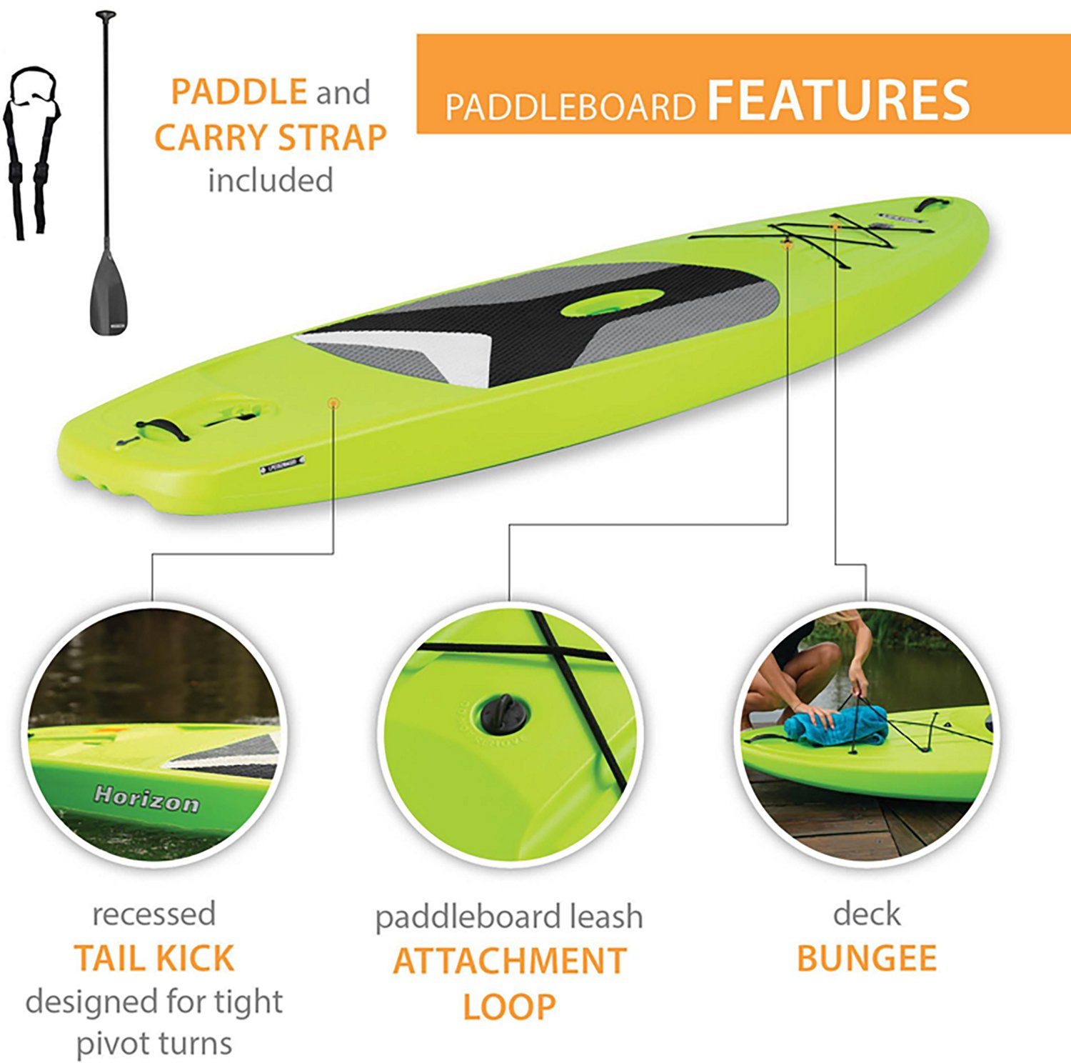 Lifetime Horizon 10' Stand-Up Paddleboard with Paddle 2-Pack - view number 4