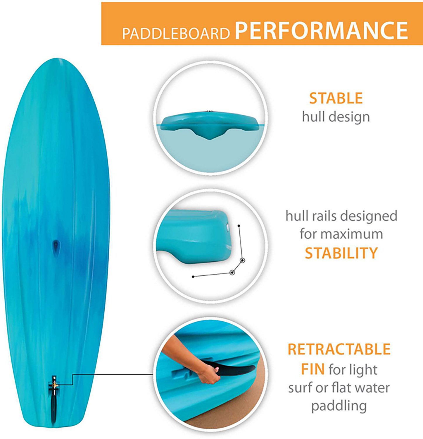 Lifetime Horizon 10' Stand-Up Paddleboard with Paddle 2-Pack - view number 4