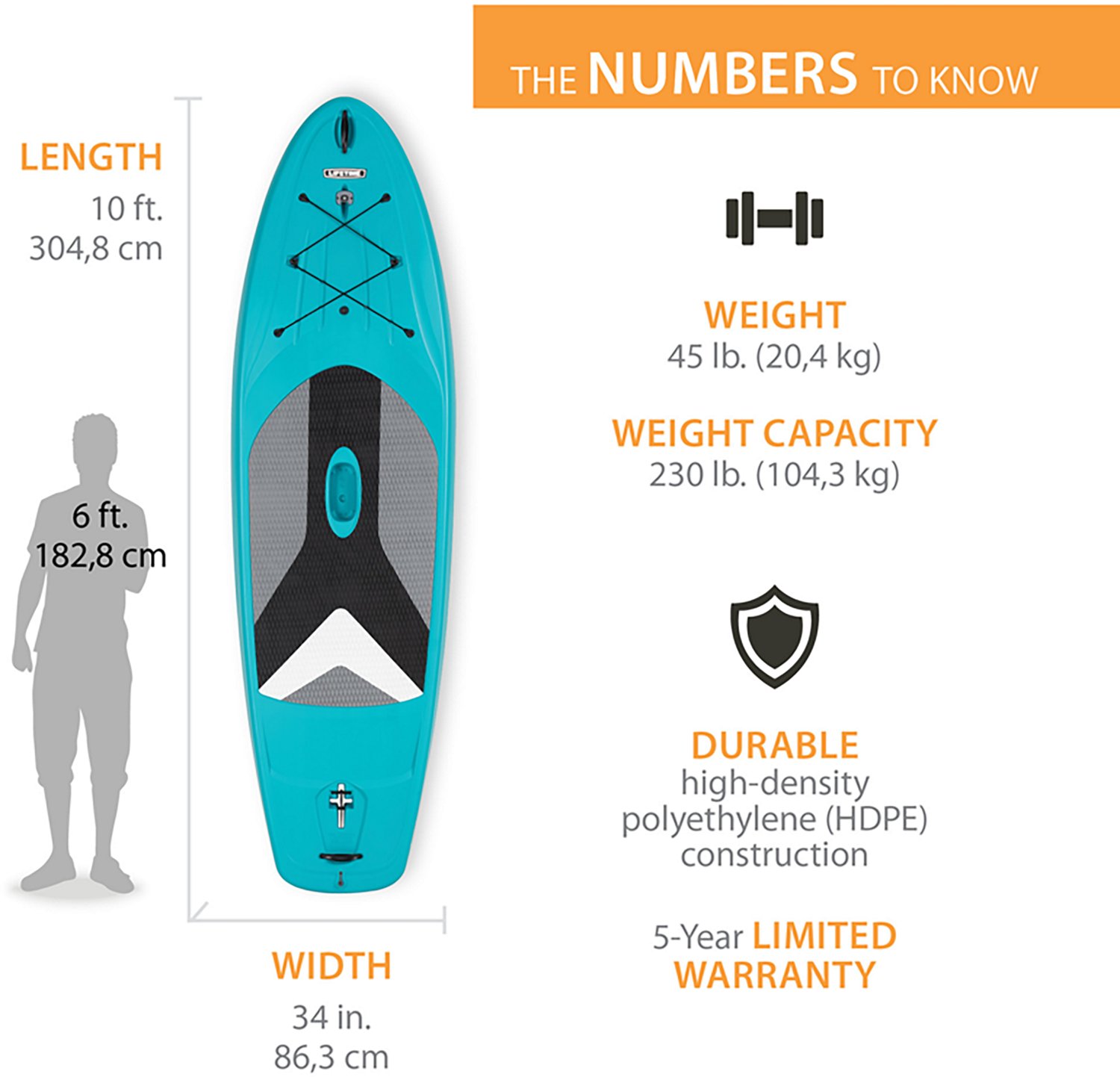 Lifetime Horizon 10' Stand-Up Paddleboard with Paddle - view number 2