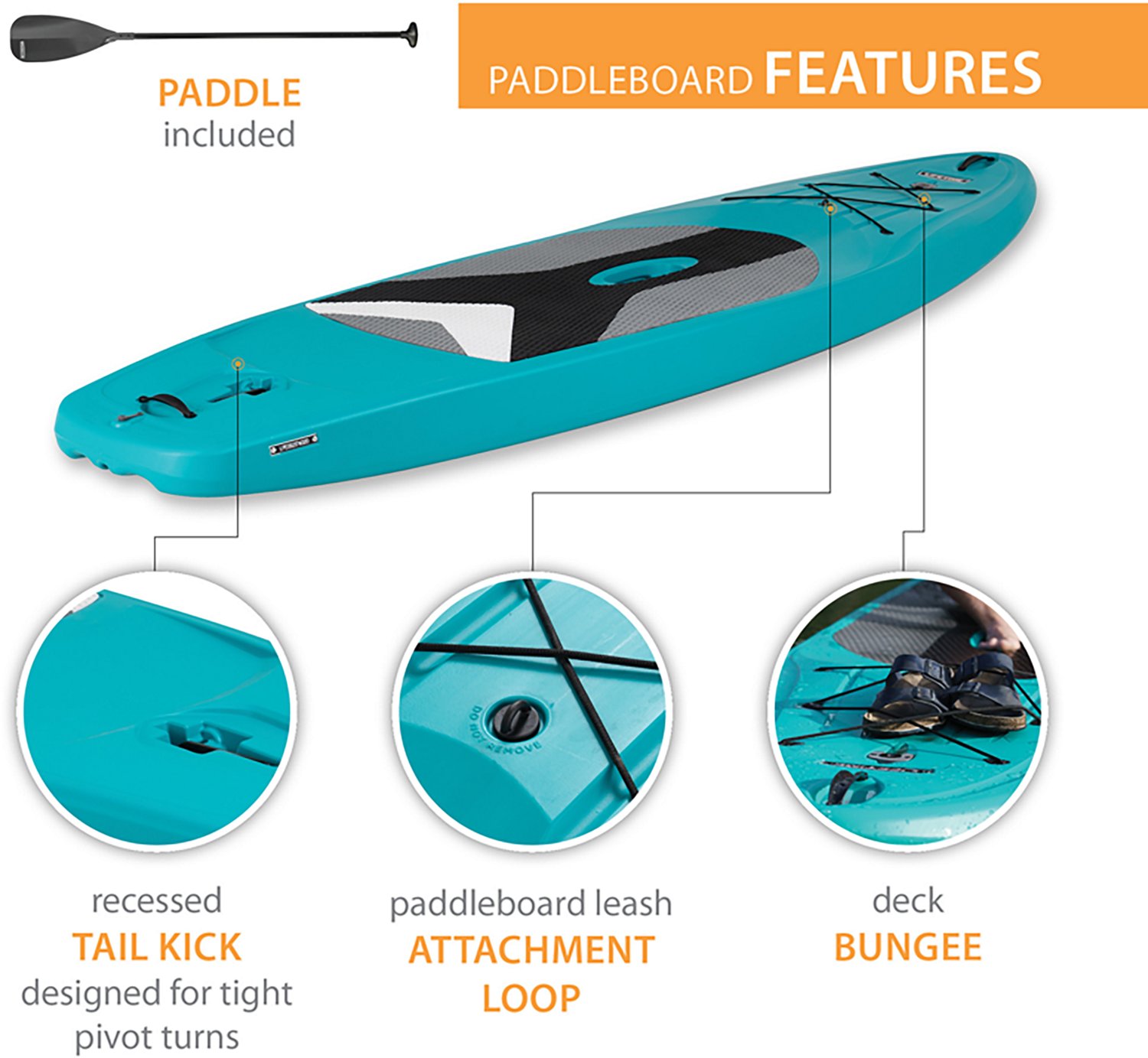 Lifetime Horizon 10' Stand-Up Paddleboard with Paddle - view number 4