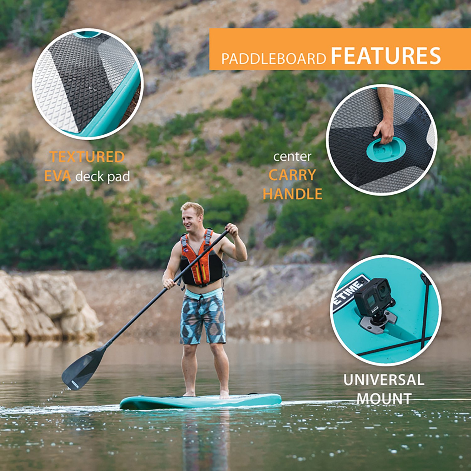 Lifetime Horizon 10' Stand-Up Paddleboard with Paddle - view number 6