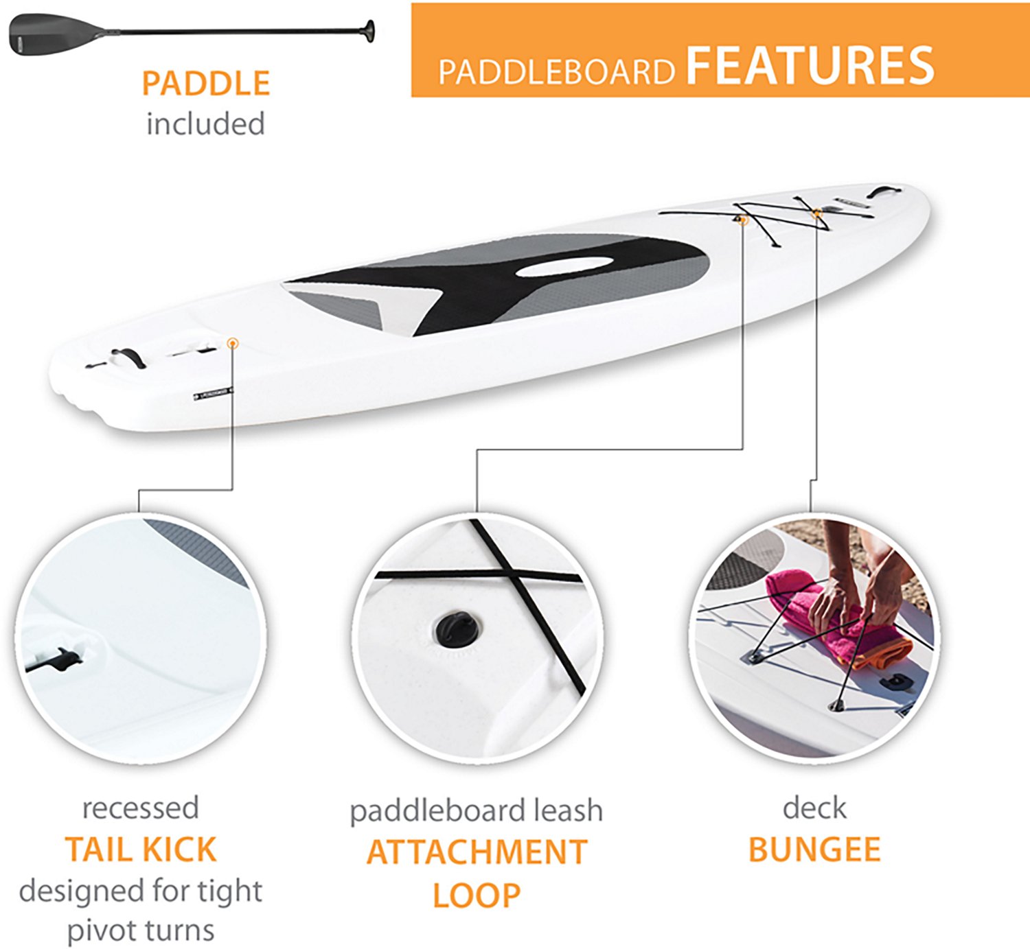 Lifetime Horizon 10' Stand-Up Paddleboard with Paddle - view number 4