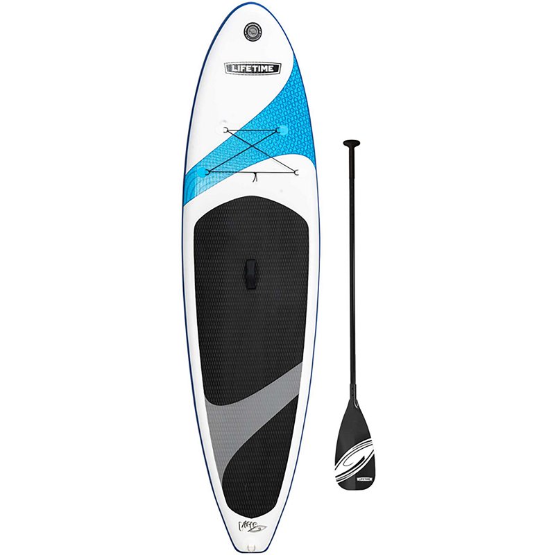 Lifetime Vista Inflatable Stand-Up Paddle Board Set, White/Blue